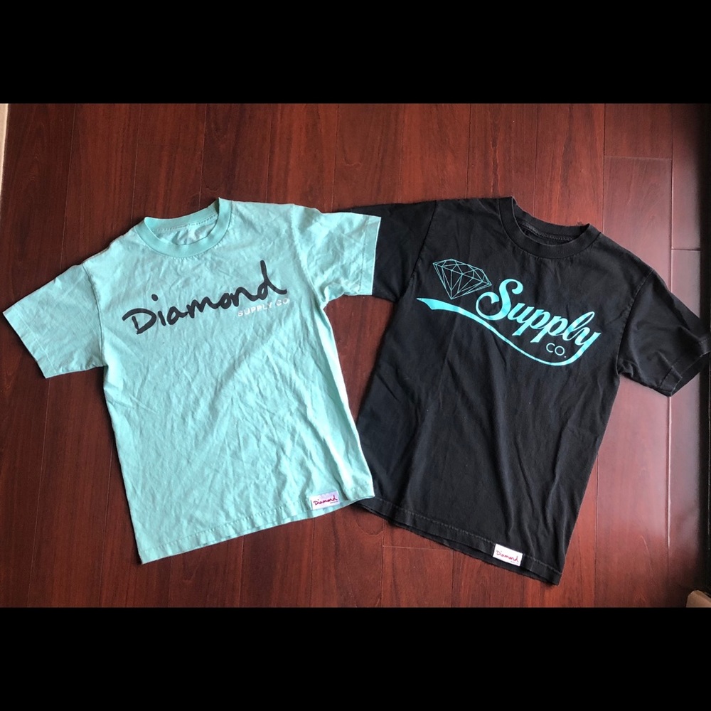 Diamond Supply Co Shirt Bundle (Both size Small)